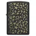 Запальничка бензинова Zippo Leopard Skulls Design 5.65x3.81 см Чорно-жовтий (47001)