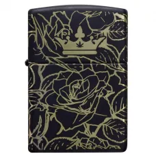 Запальничка бензинова Zippo Queen of Bud Dark Roses Design 5.65x3.81 см Різнокольоровий (47107)