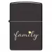 Запальничка бензинова Zippo Family Design 5.65x3.81 см Темно-сірий (47115)