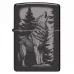 Запальничка бензинова Zippo Howling Wolf Design 5.65x3.81 см Сіро-чорний (47117)
