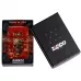 Запальничка бензинова Zippo Skull Heraldry Design 5.65x3.81 см Червоний (47132)