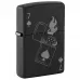 Запальничка бензинова Zippo Lucky 7 Design 5.65x3.81 см Чорно-сірий (47134)