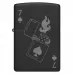 Запальничка бензинова Zippo Lucky 7 Design 5.65x3.81 см Чорно-сірий (47134)