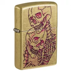 Запальничка бензинова Zippo Bony Embrace Design 5.65х3.81 см Золотистий (47149)