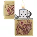 Запальничка бензинова Zippo Bony Embrace Design 5.65х3.81 см Золотистий (47149)