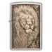 Запальничка бензинова Zippo Lion Emblem 5.65х3.81 см Золотисто-сріблястий (47171)