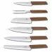 67186.6 SWISS MODERN WOOD Набір кухонний Cutlery Block 6 ножів дерев з підставкою ()