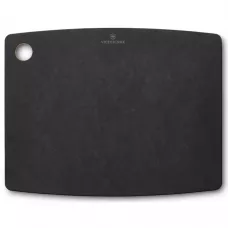 Обробна дошка для нарізання з жолобком Victorinox Gourmet Series S 368x286x9мм Чорний (7.4128.3)