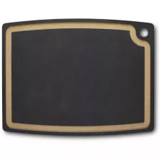 Дошка для нарізання з жолобком Victorinox Epicurean Gourmet Велика L композит Чорний 495x381x9мм (7.4130.3)