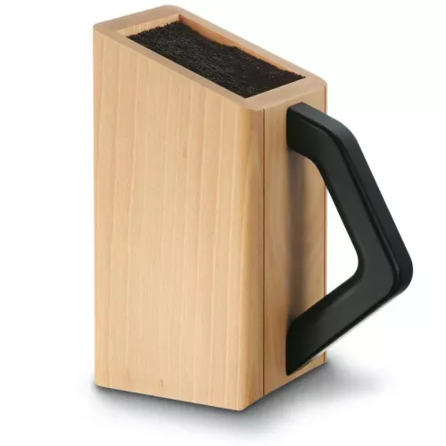 Підставка для кухонних ножів до 8 шт Victorinox Cutlery Block велика букова h 257 мм Коричнева (7.7043.0)