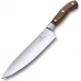 Кухонний шеф-ніж кований 22 см Victorinox Grand Maître Wood модифікований клен подарункова упаковка Коричневий (7.7400.22G)