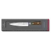 Кухонний шеф-ніж кований 22 см Victorinox Grand Maître Wood модифікований клен подарункова упаковка Коричневий (7.7400.22G)