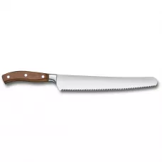 Ніж кухонний для хліба та випічки 26 см Victorinox Grand Maître Wood серейторне лезо дерев’яне руків’я подарункова коробка (7.7430.26G)