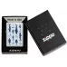 Запальничка бензинова ZIPPO Street Chrome Fishing Lures Design Сріблястий, синій (46719)