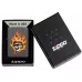Запальничка бензинова ZIPPO Rietveld® Flaming Skull Design Сірий різнокольровий (46933)