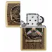 Запальничка бензинова ZIPPO Rietveld® Fishing is Life Design Street Brass Коричневий (47111)