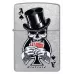 Запальничка бензиновая ZIPPO Rietveld® Ace of Spades Design Street Chrome Сірий (47112)