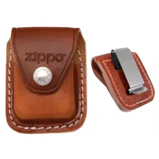 Чохол з кліпсою LPCB для бензинової запальничкі ZIPPO шкіра Коричневий (67010)