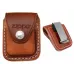Чохол з кліпсою LPCB для бензинової запальничкі ZIPPO шкіра Коричневий (67010)