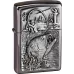 Запальничка бензинова Zippo Bass Fish 3D Brushed Chrome Емблема, хром (2000407)