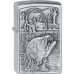 Запальничка бензинова Zippo Bass Fish 3D Brushed Chrome Емблема, хром (2000407)