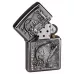 Запальничка бензинова Zippo Bass Fish 3D Brushed Chrome Емблема, хром (2000407)