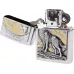 Запальничка бензиноваZIPPO Wolf at Moonlight 3D emblem хром (2003038)
