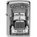 Запальничка бензинова ZIPPO Lighter Trucker Street Chrome finish 3D емблема (2003977)