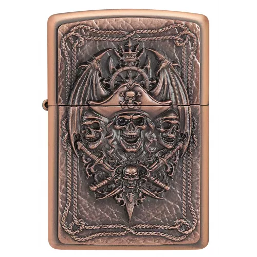 Коллекційна лімітована запальничка ZIPPO Pirate Lighter Limited Edition (Collectible) 0/2000 тис. шт. Мідний (2008208)