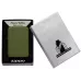 Запальничка лімітована Zippo FOUNDER’S DAY 2026 Limited-Edition 41 Replica Green Crackle Matte єфект кракелюр Хаки (47426)