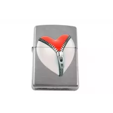 Запальничка бензинова Zippo ZIP HEART EBONY (28327)