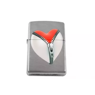 Запальничка бензинова Zippo ZIP HEART EBONY (28327)