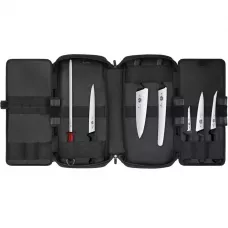 Професійний кухонний набір Victorinox Chef’s Knife Folder Compact Set, 16 інструментів органайзер Чорний (5.4963.1)