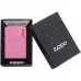 Запальничка Zippo PINK MATTE with zippo logo (238ZL)