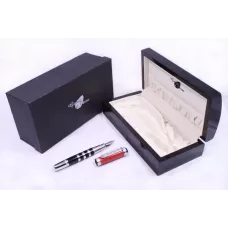 Ручка перова Gianni Terra Red With Black Червоно-чорний корпус (HHB/F(red))