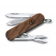Швейцарський ніж Victorinox Classic SD Wood 58 мм 6 функцій Горіх (0.6221.63)