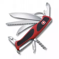 Швейцарський ніж Victorinox RangerGrip 57 Чорний із червоним (0.9583.MC)