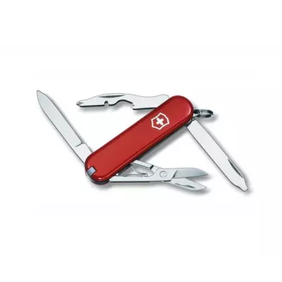 Швейцарський складаний ніж Victorinox Rambler 58мм 10 функцій Червоний (0.6363)