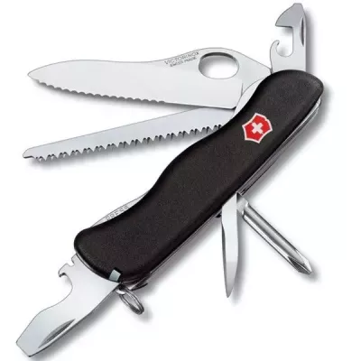 Швейцарський ніж Victorinox Trailmaster 111 мм 12 функцій Чорний (0.8463.MW3)