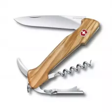 Швейцарський ніж Victorinox Wine Master 130 мм 6 функцій Оливкове дерево (0.9701.64)