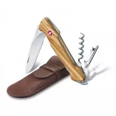 Швейцарський ніж Victorinox Wine Master 130 мм 6 функцій Оливкове дерево (0.9701.64)