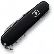 Швейцарський складаний ніж Victorinox Spartan 91 мм 12 функцій Чорний (1.3603.3B1)