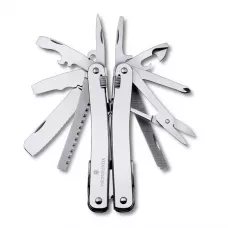 Мультитул Victorinox SwissTool Spirit у шкіряному чохлі з поворотною кліпсою 27 функцій (3.0227.L1)