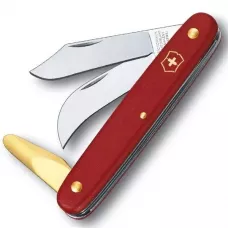 Швейцарський ніж Victorinox садовий 100 мм 3 функції Червоний (3.9116)