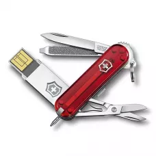 Ніж Victorinox з USB-модулем на 16 Гб 58 мм Червоний (4.6125.TG16B)