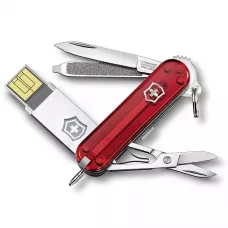 Ніж Victorinox з USB-модулем на 32 Гб 58 мм Червоний (4.6125.TG32B)