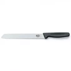 Кухонний ніж Victorinox Bread для нарізки хліба 21 см Чорний (5.1633.21B)