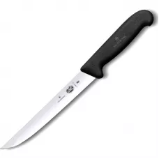 Кухонний філейний ніж Victorinox Fibrox Carving 18 см Чорний (5.2803.18)