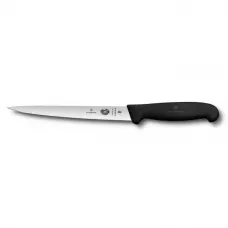 Кухонний ніж Victorinox Fibrox Filleting Superflex для філе 18 см Чорний (5.3813.18)