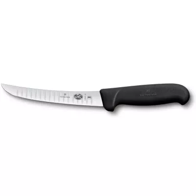 Кухонний ніж обвалочний Victorinox Fibrox Boning 15 см Чорний (5.6523.15)
